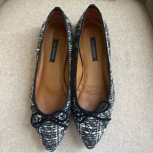 Margaux the pointe ballet flats black boucle 39M